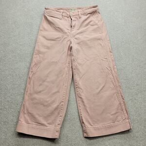 Madewell Women's Straight Leg Jeans Size 28 Light Pink Washed Baggy